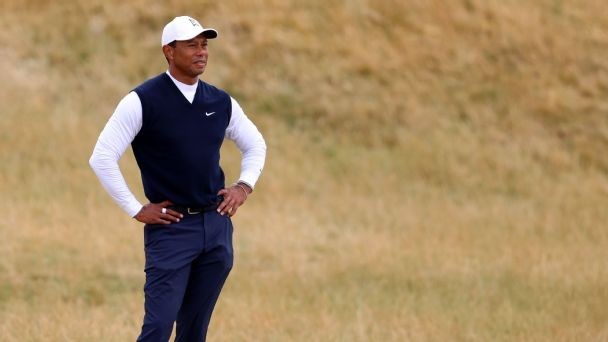 Tiger Woods has a lot of work to do at The Open, and here is how his second round is going