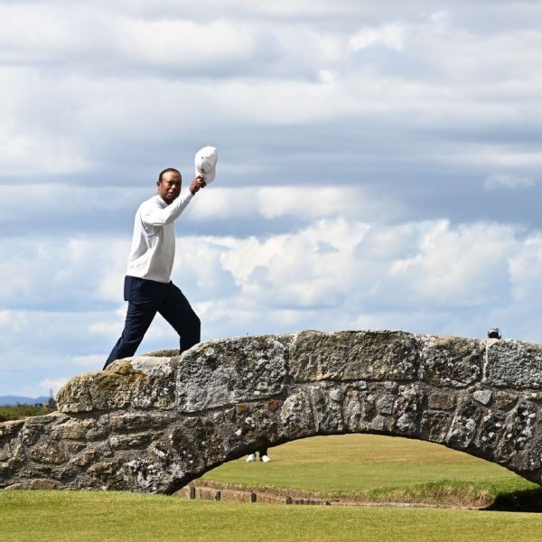 Tiger cards 75 in likely final St. Andrews round