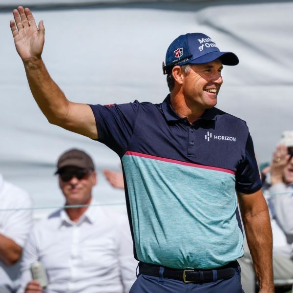 Closing eagle gives Harrington 64, lead at Shaw