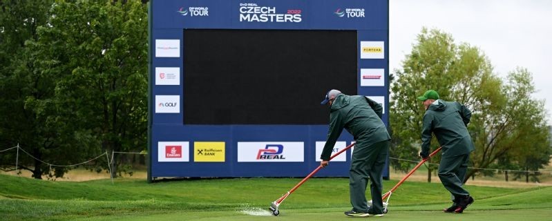 Play suspended at Czech Masters due to rain