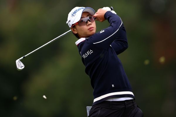 An leads CP Women's Open as play suspended