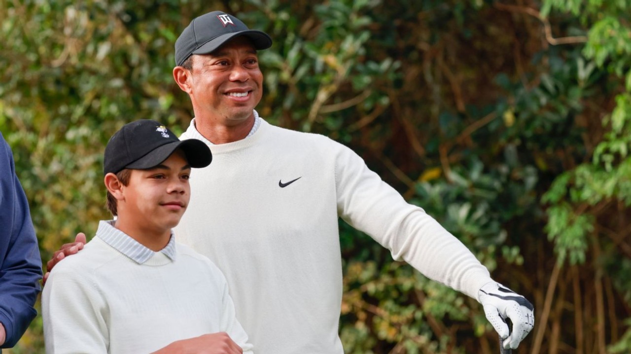 Tiger, son Charlie again playing in PNC Champ.