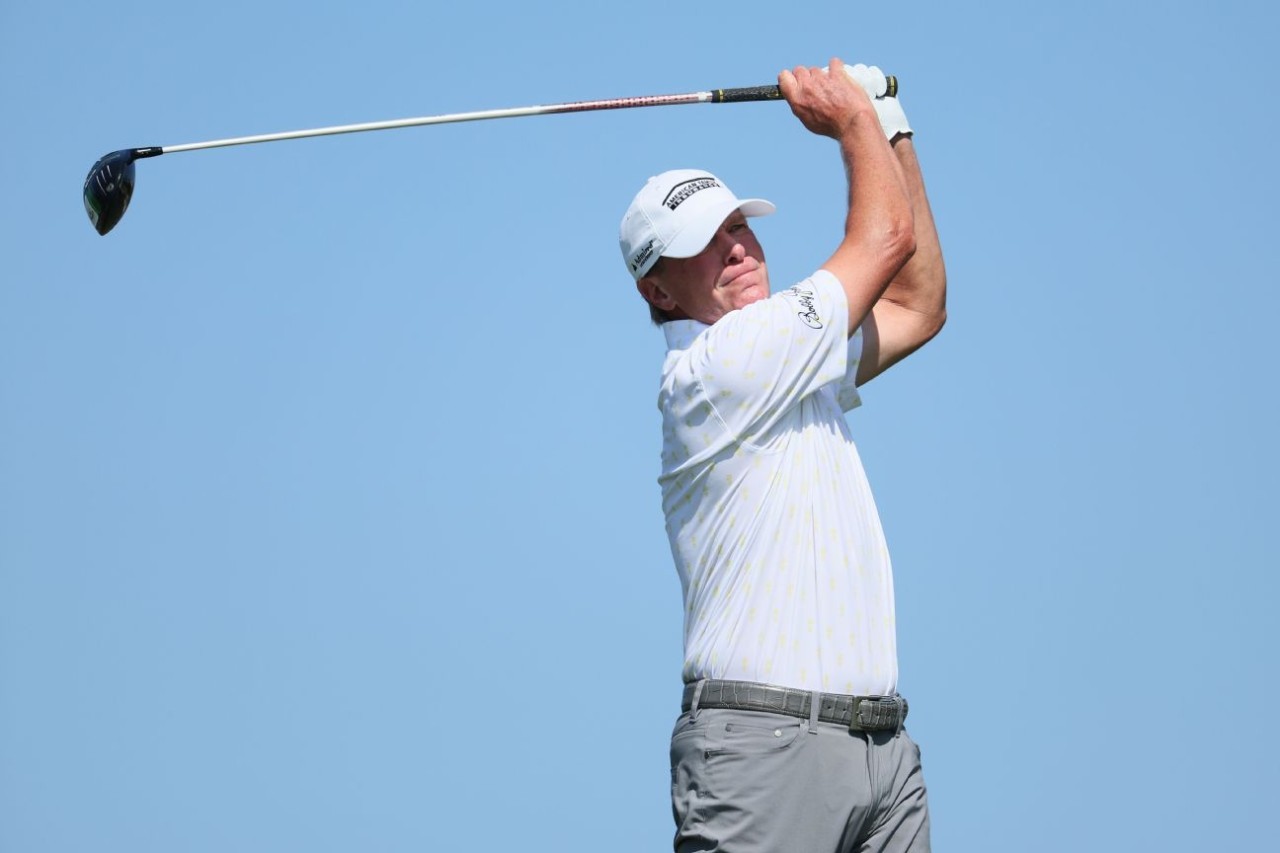 Stricker fires 65, ties Frazar at Champions' Kaulig