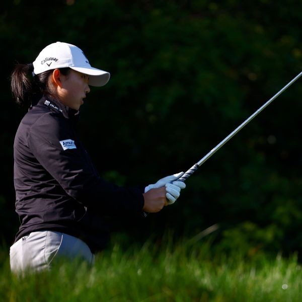 Yin shoots 64, shares lead with Kim on LPGA