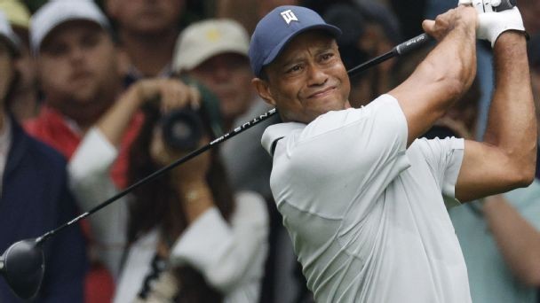 Tracking Tiger Woods at the Masters