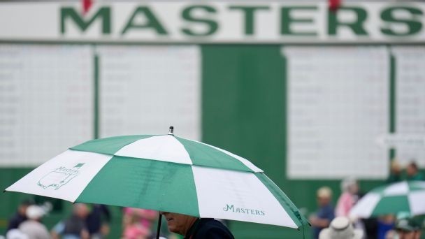 Tee times for the third round of the Masters