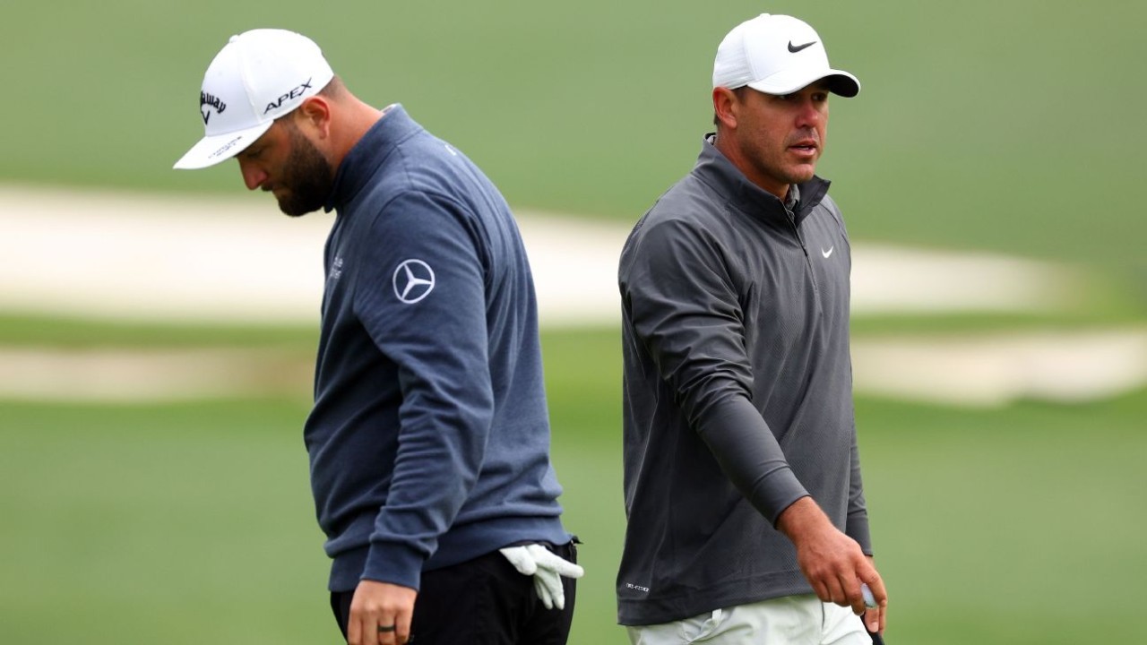 Tracking Brooks Koepka, Jon Rahm's final round on Masters Sunday