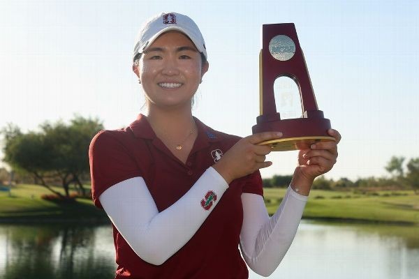 Stanford's Zhang first to win consecutive titles