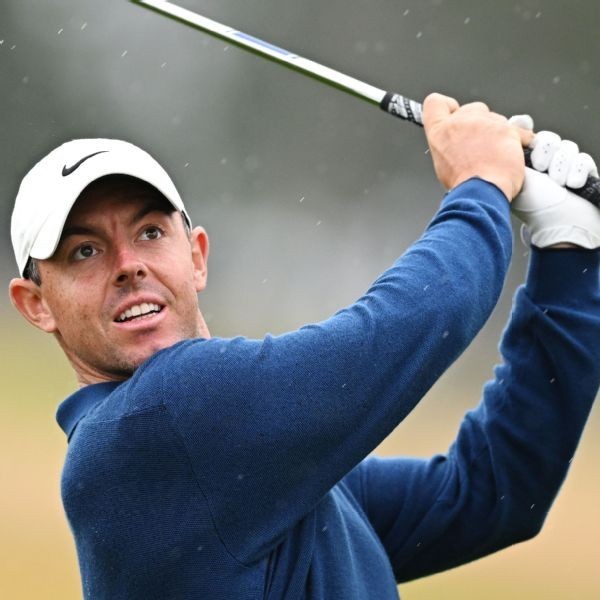 'Pleased' McIlroy holds slim lead at Scottish Open