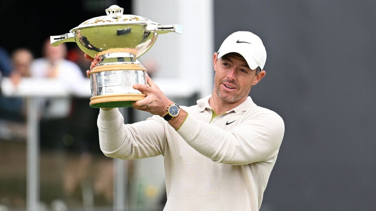 McIlroy birdies last 2 holes to win Scottish Open