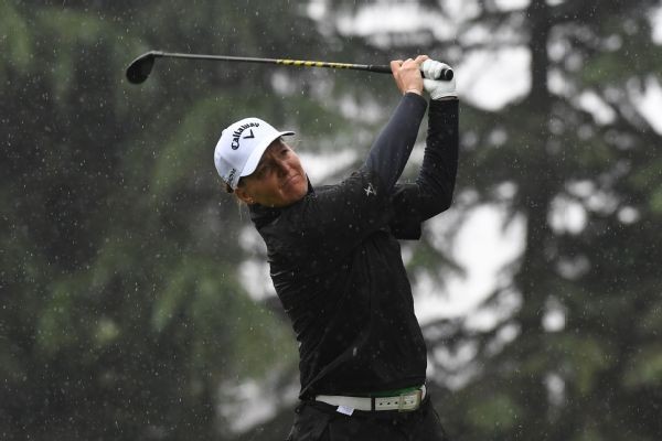 Delacour up 1 after 63 at rainy Portland Classic