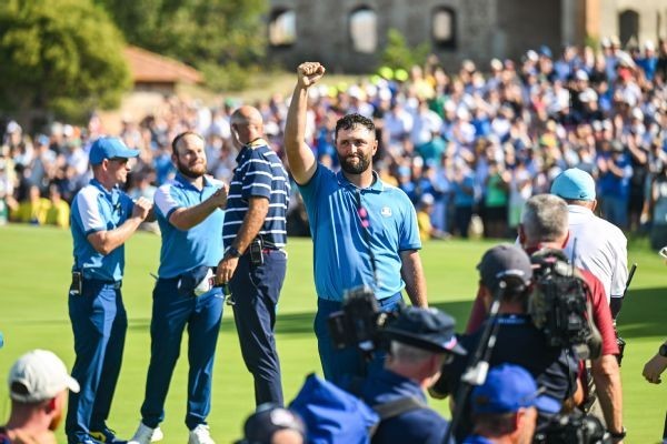 Europe dominates U.S., ties best Ryder Cup start