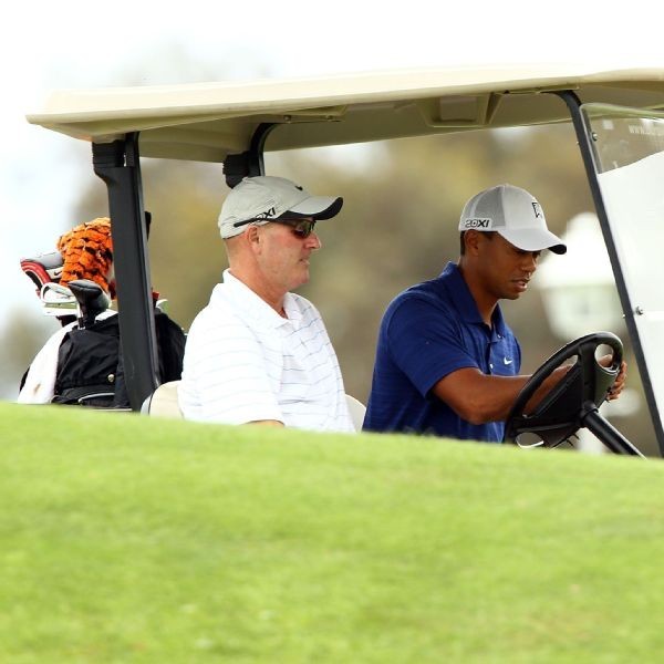 Tiger (foot) ready for 'Match,' thankful for cart