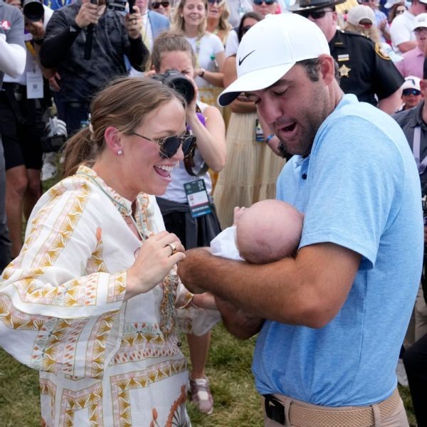 Scheffler, with newborn on hand, takes Memorial