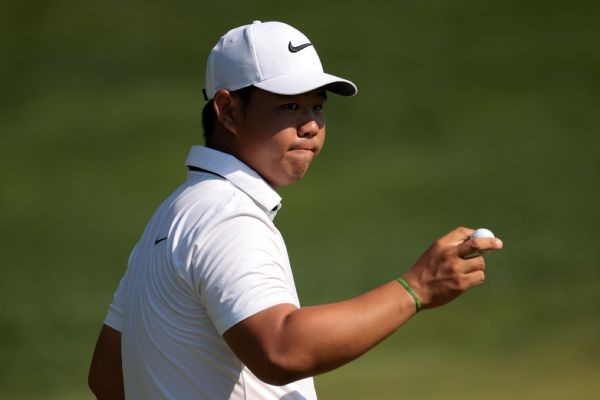 T. Kim leads Travelers after 62; Scheffler 3 back